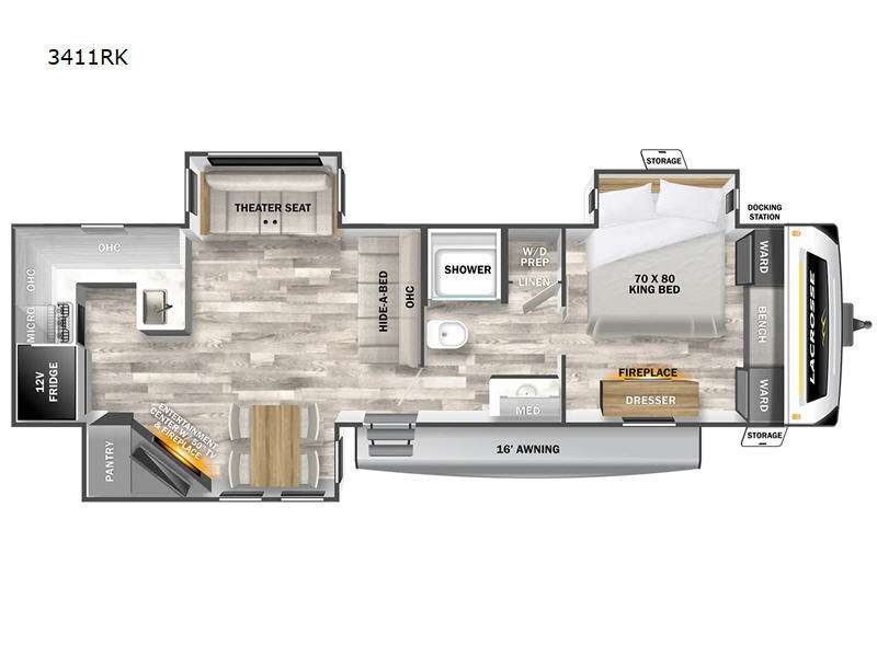 PRIME TIME RV LACROSSE 3411RK