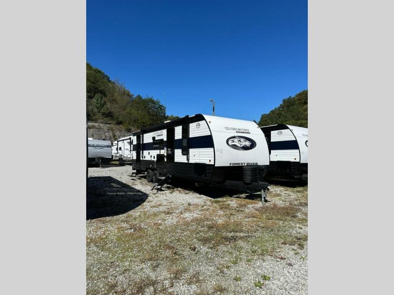 Forest River RV Cherokee Grey Wolf 23DBH exterior view on the lot